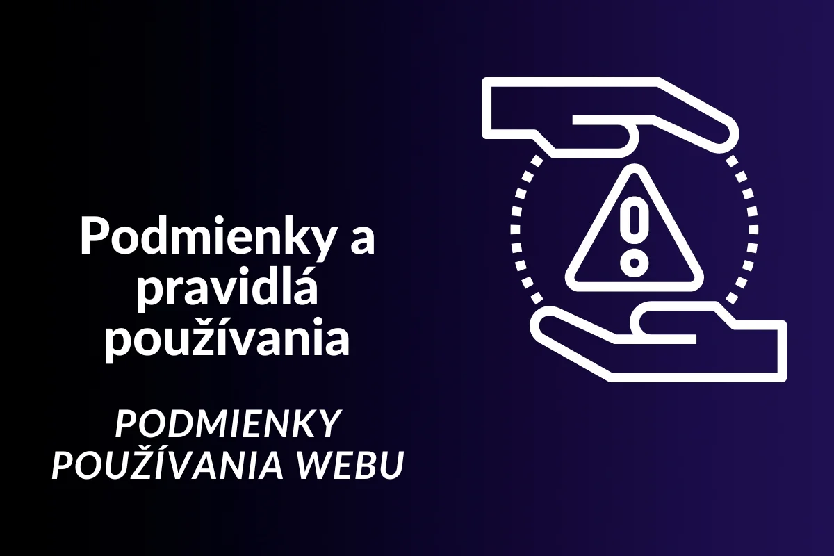 Podmienky používania webu