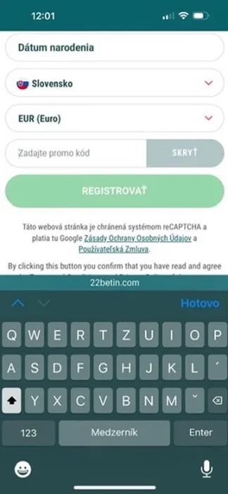 Zadajte promo kód