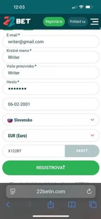 Skontrolujte promo kód