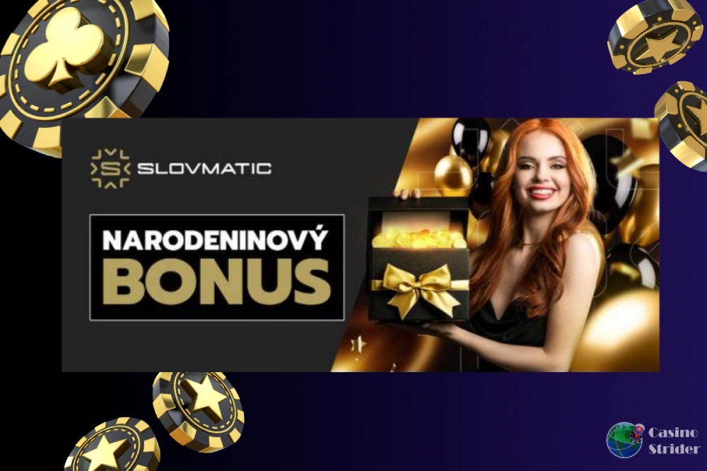 Bonusy k narodeninám v slovenských online kasínach