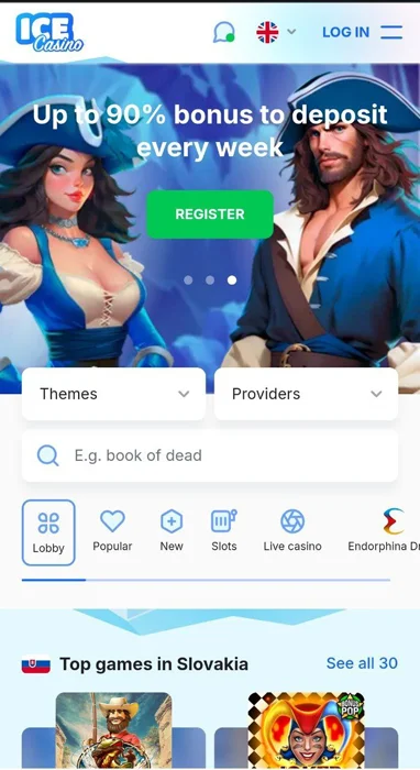 Hráči by mali začať tým, že prejdú na oficiálnu stránku kasína.