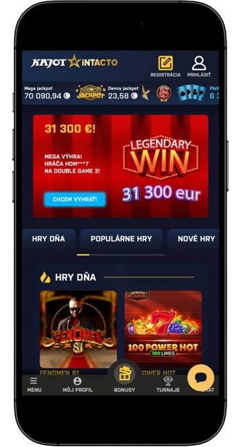 Kajot intacto Casino