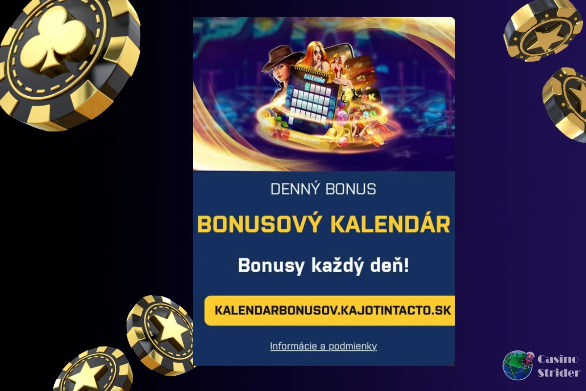 Kajot Intacto roztočenia zadarmo dnes