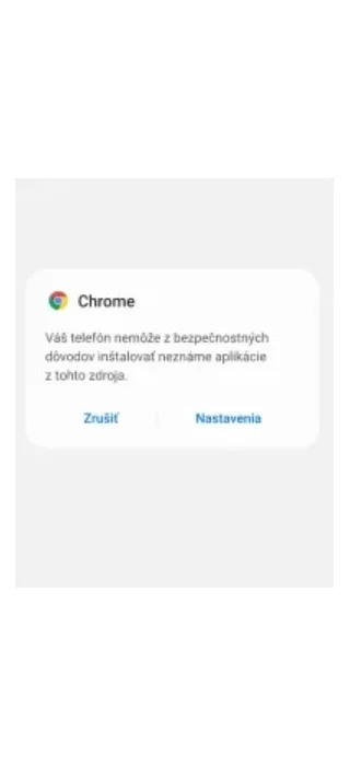 Nahoře vyber „Stiahnuť aplikáciu“.