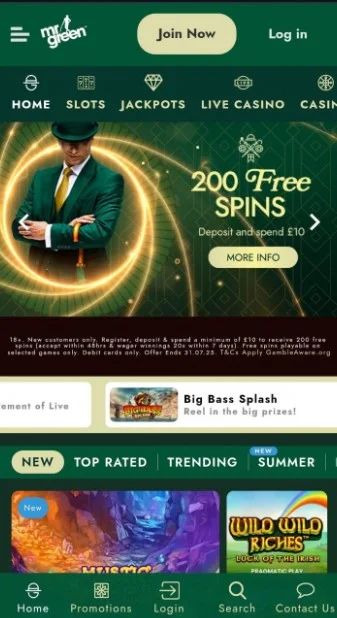 Prejdite na dôveryhodné online kasíno.