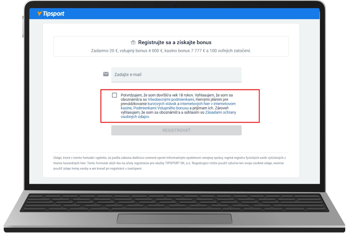 Súhlas s obchodnými podmienkami