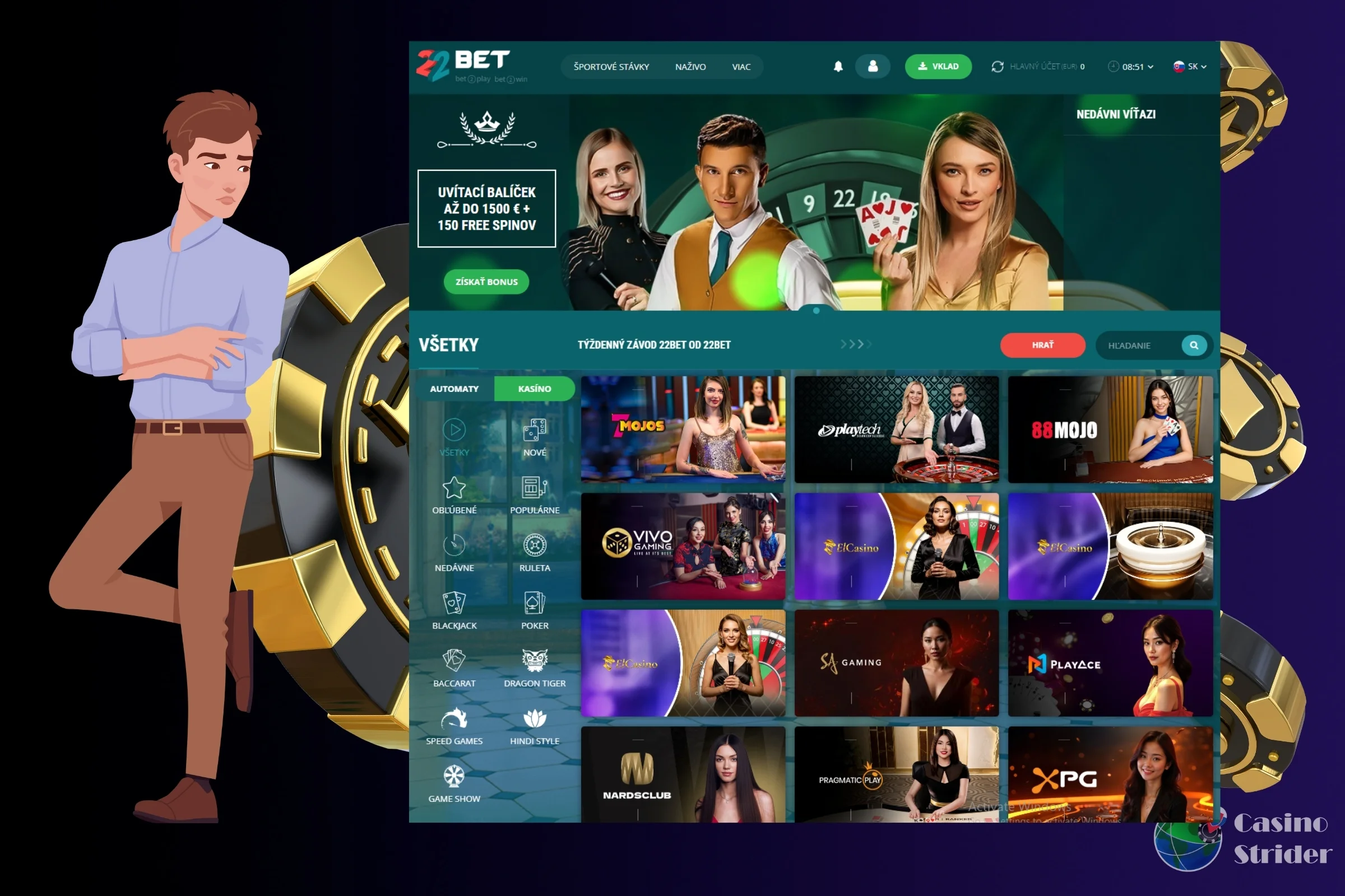 22bet – casino vklad 20€