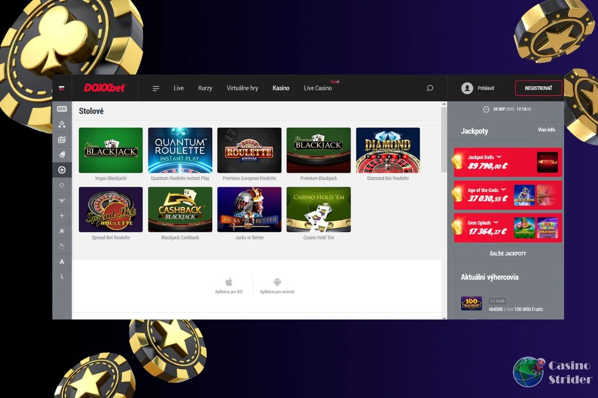 DOXXbet ruletu online