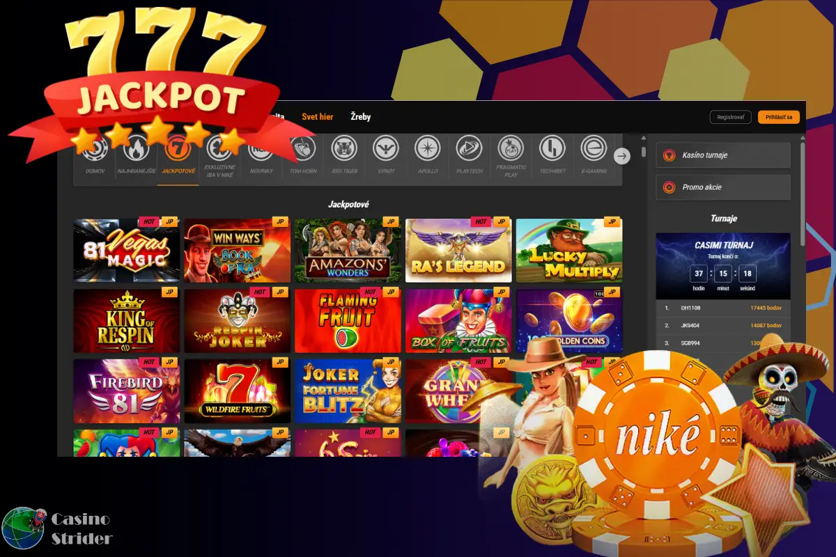 Jackpotové hry Nike