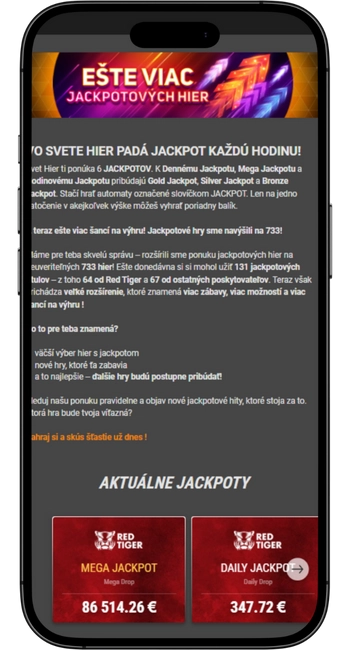 Mega jackpoty a žrebovania Nike