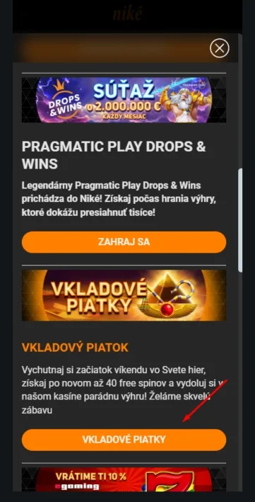 Skontroluj dostupné odmeny